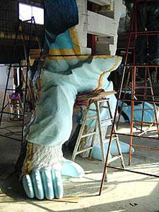 塗装と組み立て