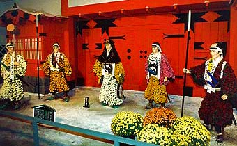 南陽の菊人形展